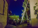 Einsatz - Heißluftballon in Stromleitung am 27.07.2020